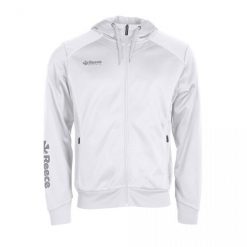Bluza dresowa z kapturem zapinana na zamek Reece Australia Core TTS. Białe bluzy REECE, l, bez wzorów, z dresówki, sportowe, bez ramiączek, z kapturem. Za 247.65 zł.