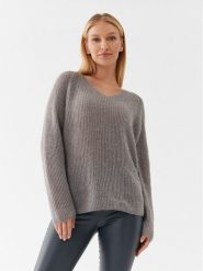 Max Mara Leisure Sweter Waser 23336608 Szary Regular Fit. Szare swetry Max Mara Leisure, l, bez wzorów, z syntetyku, bez ramiączek. Za 989.99 zł.