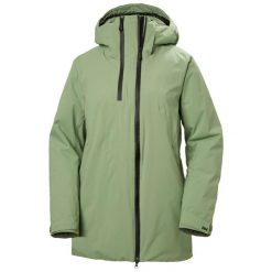 Długa kurtka narciarska damska Helly Hansen Nora. Zielone kurtki narciarskie Helly Hansen, na zimę, bez wzorów, bez kaptura, narciarskie. Za 1,536.00 zł.