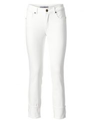 Heine Dżinsy - Slim fit - w kolorze białym rozmiar: 44. Białe jeansy Heine, bez wzorów, klasyczne. Za 114.71 zł.