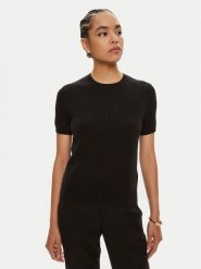 Lauren Ralph Lauren Sweter 200909156005 Czarny Regular Fit. Czarne swetry Lauren Ralph Lauren, xs, bez wzorów, z bawełny, bez ramiączek. Za 379.99 zł.