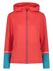 CMP Kurtka polarowa w kolorze pomarańczowo-turkusowym rozmiar: 40. Pomarańczowe kurtki CMP, bez wzorów, z materiału, bez kaptura. Za 175.26 zł.