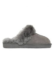 Gooce Wełniane kapcie "Wispper" w kolorze szarym rozmiar: 38. Szare kapcie Gooce, bez wzorów, z materiału. Za 178.37 zł.