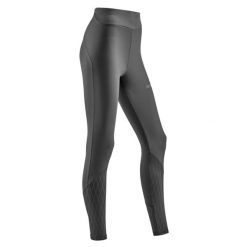 Legginsy dla kobiet w chłodne dni CEP Compression. Czarne legginsy CEP, bez wzorów, sportowe. W wyprzedaży za 280.00 zł.
