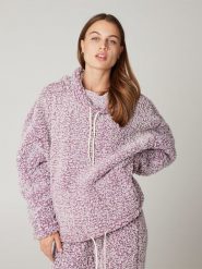Protest Bluza "Larimar" w kolorze fioletowym rozmiar: S. Różowe bluzy Protest, s, bez wzorów, bez ramiączek, z kapturem. Za 65.85 zł.