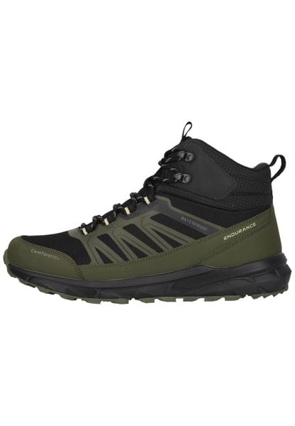 Wodoodporne buty trekkingowe Endurance Ferill. Czarne buty trekkingowe Endurance, z materiału, bez zapięcia. Za 299.50 zł.