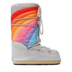 Śniegowce Moon Boot. Szare śniegowce Moon Boot, bez wzorów, bez zapięcia. Za 949.99 zł.