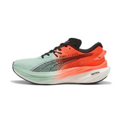 Damskie buty do biegania Puma Deviate Nitro 3 Hyrox. Brązowe buty do biegania Puma, bez wzorów, z materiału, bez zapięcia, do biegania. Za 654.30 zł.