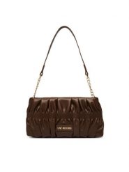LOVE MOSCHINO Torebka JC4089PP1PLU0300 Brązowy. Brązowe torebki klasyczne Love Moschino, bez wzorów, ze skóry, bez dodatków. Za 659.99 zł.