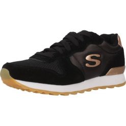 Buty do chodzenia damskie Skechers 111BLK. Czarne buty treningowe Skechers, na jesień, bez wzorów, z gumy, bez zapięcia, trekkingowe. Za 248.99 zł.