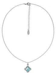 U.S. Polo Assn. Naszyjnik z zawieszką - dł. 37 cm rozmiar: onesize. Szare naszyjniki U.S. Polo Assn., z materiału, z kryształem, metalowe. Za 106.38 zł.