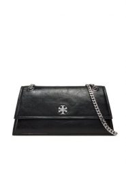 Tory Burch Torebka Kira Turnlock 167058 Czarny. Czarne kopertówki Tory Burch, bez wzorów, ze skóry, wizytowe, bez dodatków. Za 2,689.00 zł.