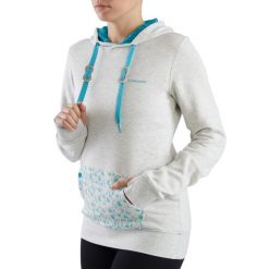 Bluza turystyczna damska Viking Laxa Bamboo z kapturem. Czarne bluzy Viking, l, bez wzorów, z bawełny, bez ramiączek, z kapturem. Za 159.90 zł.