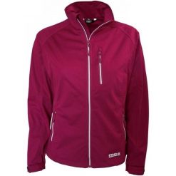Damska wodoodporna kurtka softshell Pro-X Elements Maike. Czerwone kurtki przejściowe sportowe PRO-X ELEMENTS, bez wzorów, z softshellu, bez kaptura, rowerowe. Za 335.00 zł.