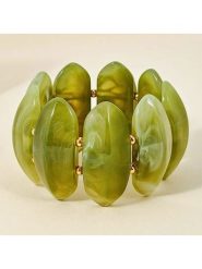 MENTHE À L'O Pozłacana bransoletka rozmiar: onesize. Zielone bransoletki MENTHE À L'O, pozłacane. Za 113.63 zł.