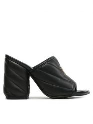 Pinko Klapki Martine Sabot Nappa Trapuntata PE 23 BLKS1 100666 A0O0 Czarny. Czarne klapki Pinko, bez wzorów, ze skóry, bez obcasa, bez zapięcia. Za 669.99 zł.