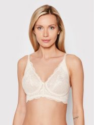 Triumph Biustonosz bezfiszbinowy Amourette Charm 10210687 Beżowy. Brązowe biustonosze Triumph, bez wzorów, z syntetyku. Za 139.99 zł.