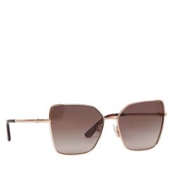 Okulary przeciwsłoneczne Guess. Żółte okulary przeciwsłoneczne Guess, z aplikacjami, złote. Za 499.99 zł.