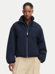 Tommy Jeans Kurtka przejściowa DW0DW22908 Granatowy Regular Fit. Niebieskie kurtki Tommy Jeans, m, bez wzorów, z jeansu, bez kaptura. Za 649.99 zł.