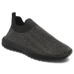 Czarne Półbuty S.Barski Modne Wsuwane Obuwie Damskie. Czarne półbuty wsuwane S.BARSKI, z aplikacjami, bez obcasa, na płaskiej podeszwie. Za 159.00 zł.