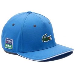 Czapka z daszkiem dla dorosłych Lacoste. Niebieskie czapki z daszkiem Lacoste, na lato, bez wzorów, z elastanu, eleganckie. Za 116.16 zł.