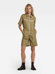 G-Star Kombinezon w kolorze khaki rozmiar: L. Brązowe kombinezony G-Star, l, bez wzorów, z bawełny, retro, bez kołnierzyka, bez ramiączek. Za 176.50 zł.