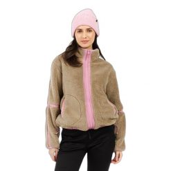 Polar damski zapinany na zamek Protest Red. Czerwone bluzy z polaru Protest, bez wzorów, z polaru. Za 342.50 zł.