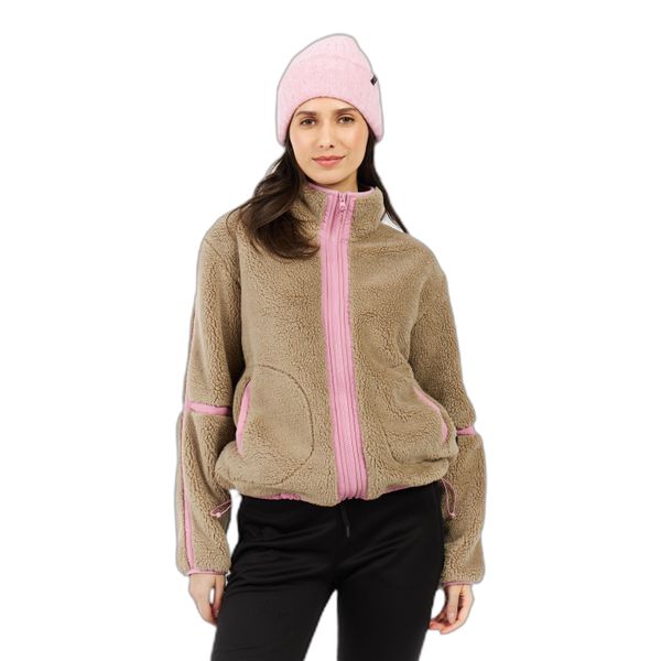 Polar damski zapinany na zamek Protest Red. Czerwone bluzy z polaru Protest, bez wzorów, z polaru. Za 342.50 zł.