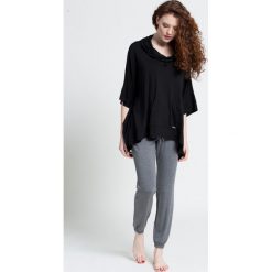 Calvin Klein Underwear - Bluza piżamowa. Czarne bluzy Calvin Klein Underwear, z dzianiny. W wyprzedaży za 99.90 zł.