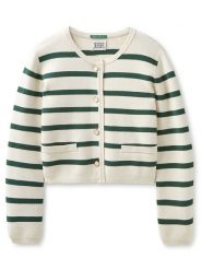 Scotch & Soda Kardigan w kolorze kremowo-zielonym rozmiar: XL. Brązowe swetry Scotch & Soda, xl, bez wzorów, bez ramiączek. Za 176.50 zł.