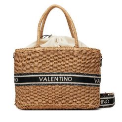 Torebka Valentino. Brązowe torebki klasyczne Valentino, bez wzorów, boho, bez dodatków. Za 649.99 zł.