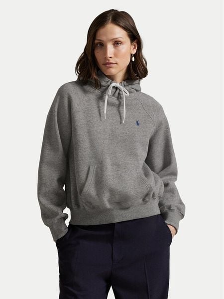 Polo Ralph Lauren Bluza 211971698004 Szary Regular Fit. Szare bluzy Polo Ralph Lauren, m, bez wzorów, bez kaptura. Za 859.99 zł.