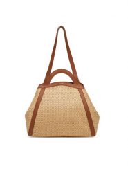Coccinelle Torebka E1 S9S 11 01 01 Beżowy. Brązowe shopper bag Coccinelle, bez wzorów, z tworzywa sztucznego, bez dodatków. Za 1,269.00 zł.