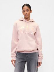 GAP Bluza w kolorze jasnoróżowym rozmiar: M. Różowe bluzy GAP, m, bez wzorów, bez ramiączek, z kapturem. Za 152.98 zł.