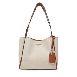 Torebka Guess. Brązowe torebki klasyczne Guess, z aplikacjami, klasyczne, bez dodatków. Za 719.99 zł.