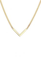 Elli PREMIUM Damski łańcuszek V Geo Minimal w żółtym złocie próby 375 Naszyjniki 1 ct. Żółte łańcuszki Elli PREMIUM, z materiału, złote. Za 1,189.99 zł.