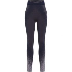 Legginsy termoaktywne damskie ODLO Performance Warm Blackcomb BL. Szare legginsy ODLO, bez wzorów, z elastanu. Za 285.99 zł.