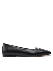 KARL LAGERFELD Baleriny KL40180 Czarny. Czarne baleriny KARL LAGERFELD, bez wzorów, ze skóry, bez obcasa, bez zapięcia. Za 499.99 zł.