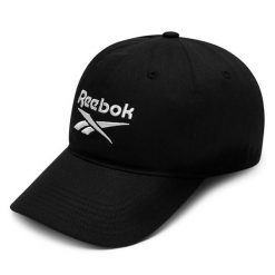 Czapka z daszkiem Reebok. Czarne czapki z daszkiem Reebok, bez wzorów. Za 69.99 zł.