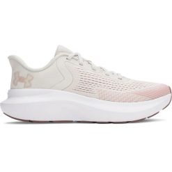 Buty damskie Under Armour Charged Rogue 5. Białe buty do biegania Under Armour, bez wzorów, z materiału, bez zapięcia, do biegania. Za 395.25 zł.