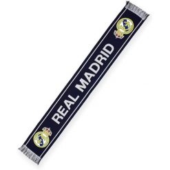 Szalik kibicowski Real Madryt. Szaliki i kominy Real Madrid, bez wzorów, z materiału. Za 94.45 zł.