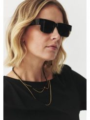 TATUUM Damskie okulary przeciwsłoneczne w kolorze czarnym rozmiar: onesize. Czarne okulary przeciwsłoneczne Tatuum, bez wzorów, z tworzywa sztucznego, szklane. Za 99.95 zł.