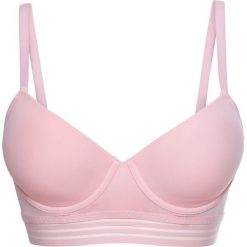 Biustonosz usztywniany bonprix jasnoróżowy pudrowy. Czerwone biustonosze marki bonprix. Za 24.99 zł.