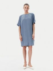 Bruuns Bazaar Sukienka codzienna Gigi BBW3477N Niebieski Loose Fit. Niebieskie sukienki Bruuns Bazaar, na co dzień, bez wzorów, z wiskozy, bez kołnierzyka, bez ramiączek, proste. Za 239.99 zł.