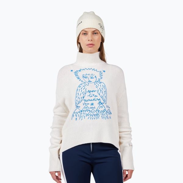 Sweter damski Rossignol JCC Snow Angels Pull. Białe swetry Rossignol, na zimę, bez wzorów, sportowe, bez ramiączek. Za 1,079.00 zł.