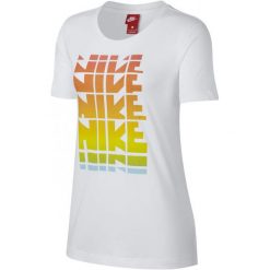Nike Koszulka Damska W Nsw Tee wc1 White L. T-shirty sportowe marki Nike. W wyprzedaży za 85.00 zł.