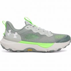 Buty do biegania Under Armour Infinite Pro. Zielone buty do biegania Under Armour, bez wzorów, bez zapięcia, do biegania. W wyprzedaży za 557.65 zł.