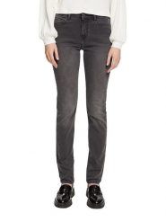 ESPRIT Dżinsy - Slim fit - w kolorze antracytowym rozmiar: W27/L32. Czarne jeansy Esprit, l, bez wzorów. Za 61.46 zł.