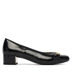 Czółenka Ara. Czarne czółenka ara, bez wzorów, bez obcasa, bez zapięcia. Za 589.99 zł.