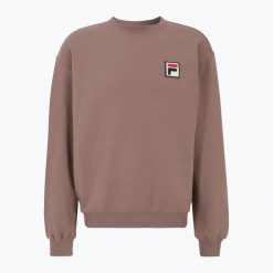 Bluza FILA Broby Crew Neck. Brązowe bluzy Fila, l, bez wzorów, z bawełny, eleganckie, bez ramiączek, bez kaptura. Za 319.99 zł.